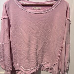 We The Free Light Pink Sweatshirt